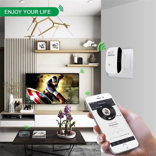 Wireless Wi-Fi Amplifier WiFi Extender 300Mbps Router Signal Repeater Remote Repeater Access Point