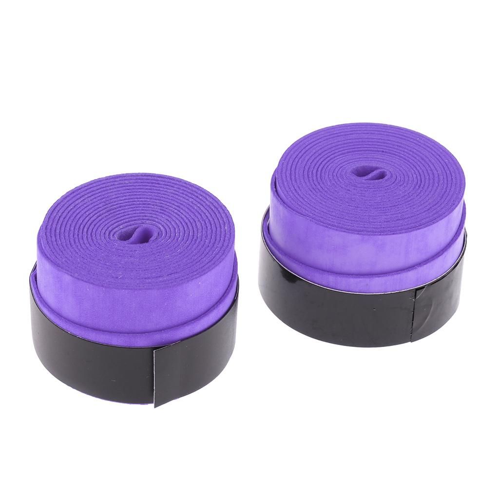 2 Pieces Tennis Grip Tape Replacement, Great For Tennis Racket Purple