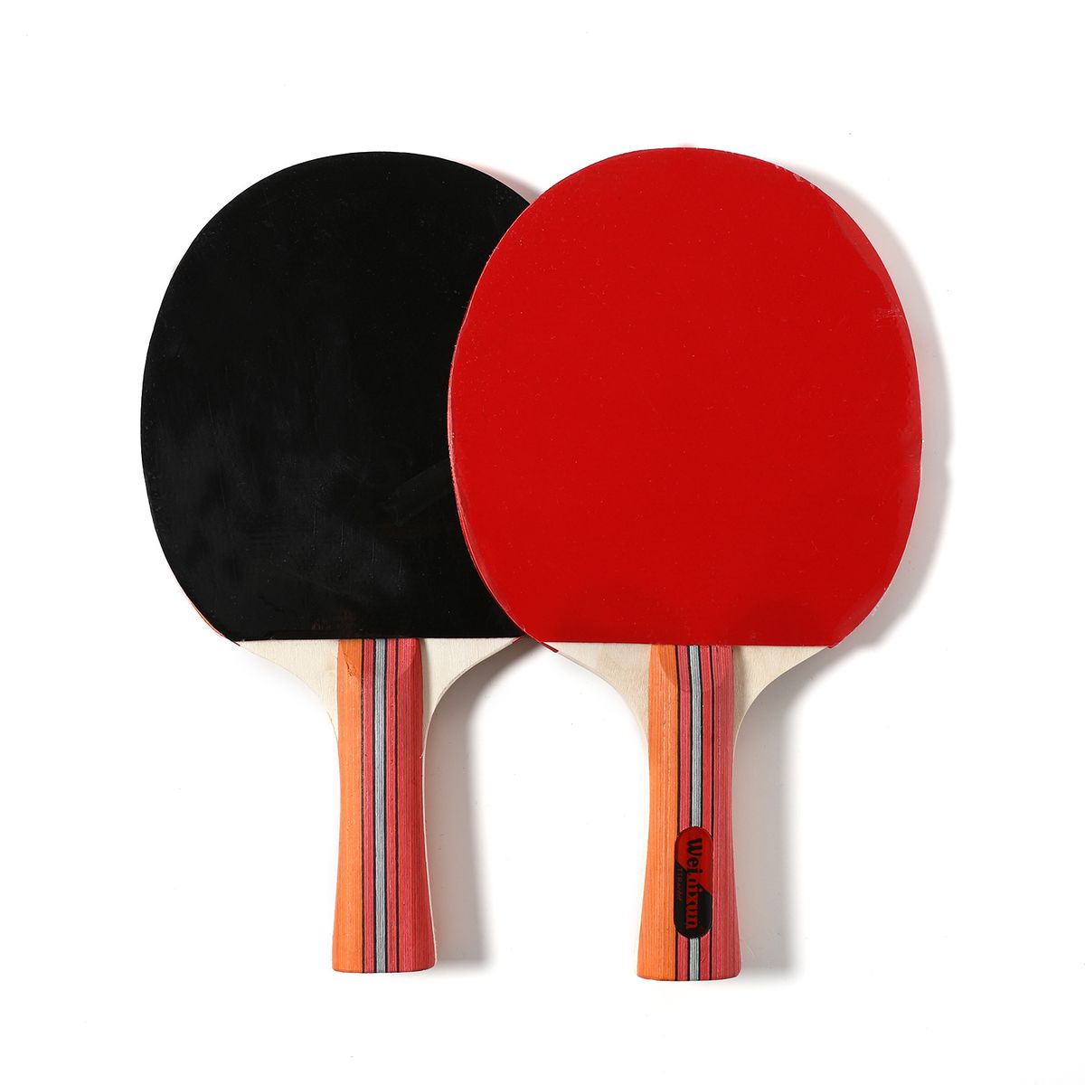 2 Player Table Tennis Bats Rackets And 3 Balls