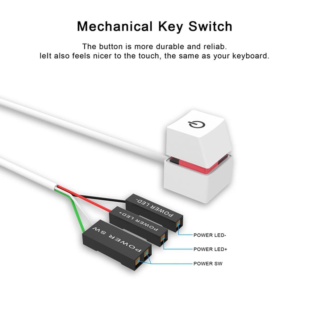 2M Portable LED Lights Computer Desktop Switch PC External S