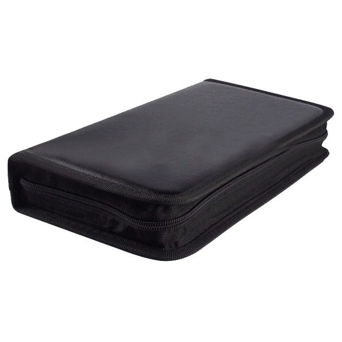 80 Waterproof Disc CD DVD Storage Bag Case PU Leather DVD Discs