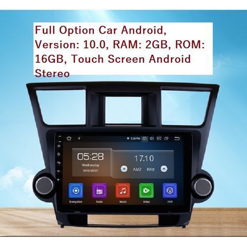10.2'' Car Android GPS Navigation Stereo For Toyota Highlander 2008 - 2012 With Camera