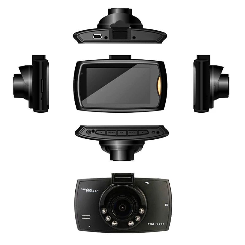 Driving Recorder Car DVR Dash Camera Full HD 1080P 2.2" Cycle Recording Night Vision Wide Angle Dashcam Video Registrar