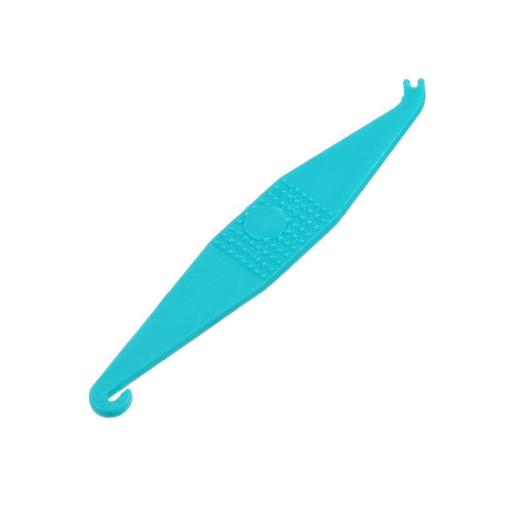 100 Pcs Orthodontic Elastic Placer for Braces Disposable Elastic Rubber Band Placers Mix Color
