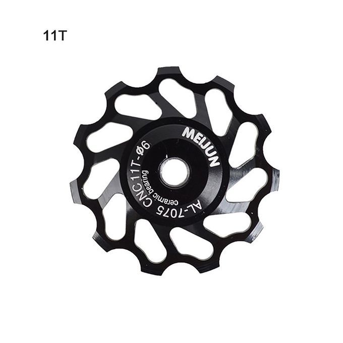Mountain Bike  Erami  Rear Dial Guide Wheel 11T Gear Transmission  Erami  Bearings High-strength  Lubri Ated 1 P S-black