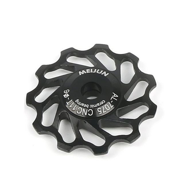 Mountain Bike  Erami  Rear Dial Guide Wheel 11T Gear Transmission  Erami  Bearings High-strength  Lubri Ated 1 P S-black