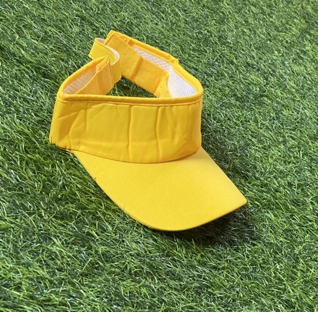 Stylishly Unisex Visor Yellow Hat