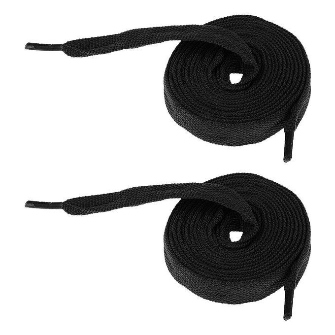 1 Pair Roller Inline Skate Shoelaces Skating Skates String Shoe Black