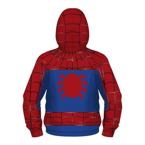 Children's Spiderman Zipper Long Sleeve Sweatshirt---BFV017
