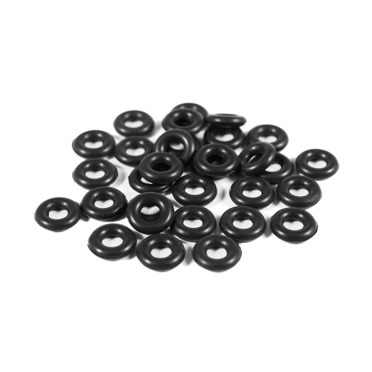 30 Pcs 2.5mm x 6.5mm x 2mm Rubber O Rings for