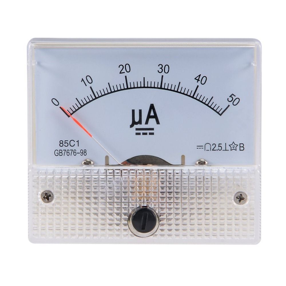 Pointer Dc Micro Ammeter Dc 0-100ua 50ua 200ua 500