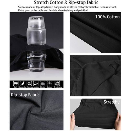 Men's Combat Shirt Long Sleeve T-Shirt Fashion Men Top
