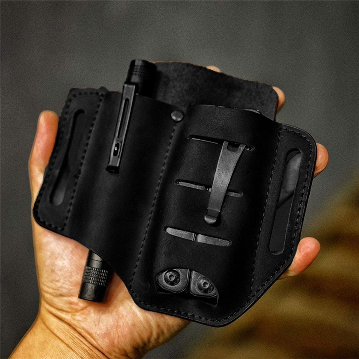 Multitool Sheath And Keychain Clip Pocket Organizer For