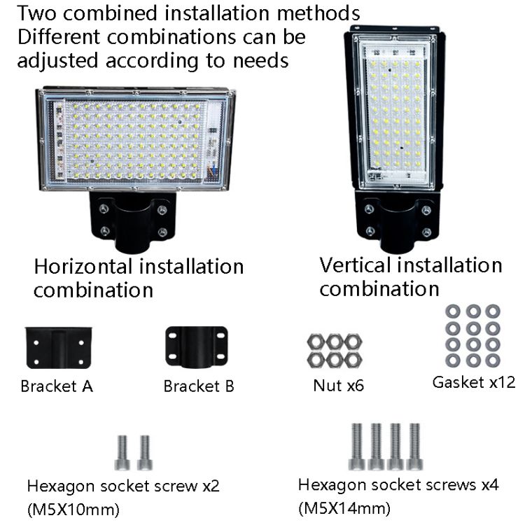 50W LED Waterproof Road Lighting Courtyard Floodlight