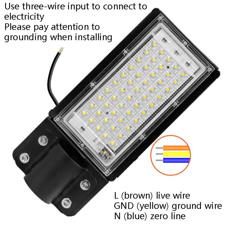 50W LED Waterproof Road Lighting Courtyard Floodlight
