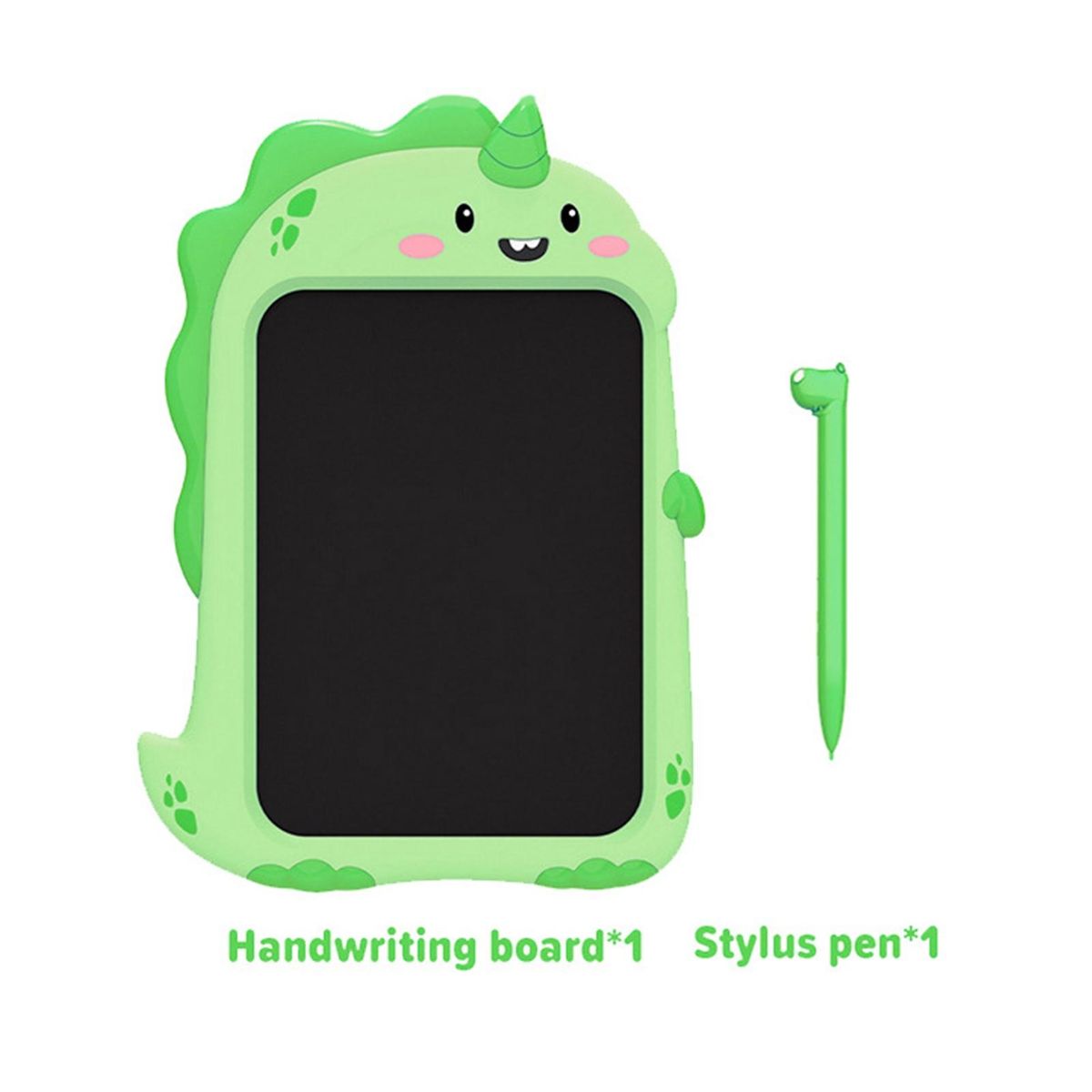 Colorful Doodle Board Dino Doodle Pad 8.5-inch Lcd Writing for Kids Green
