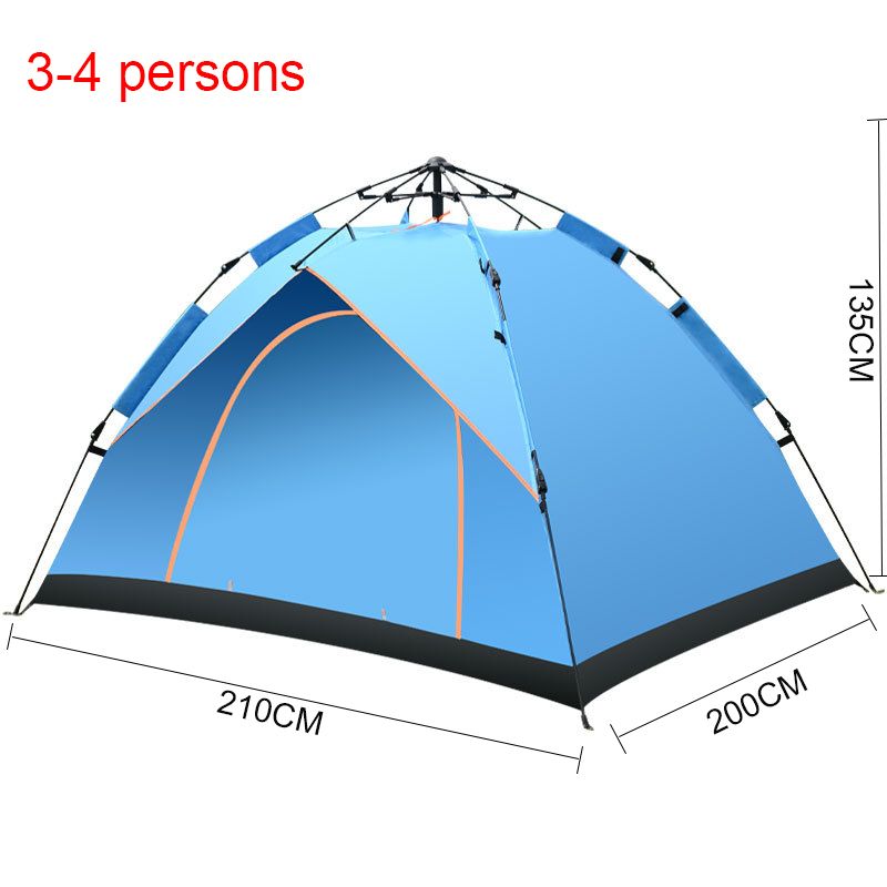 3-4 Person Outdoor Beach Tent Fully Quick Automatic Opening