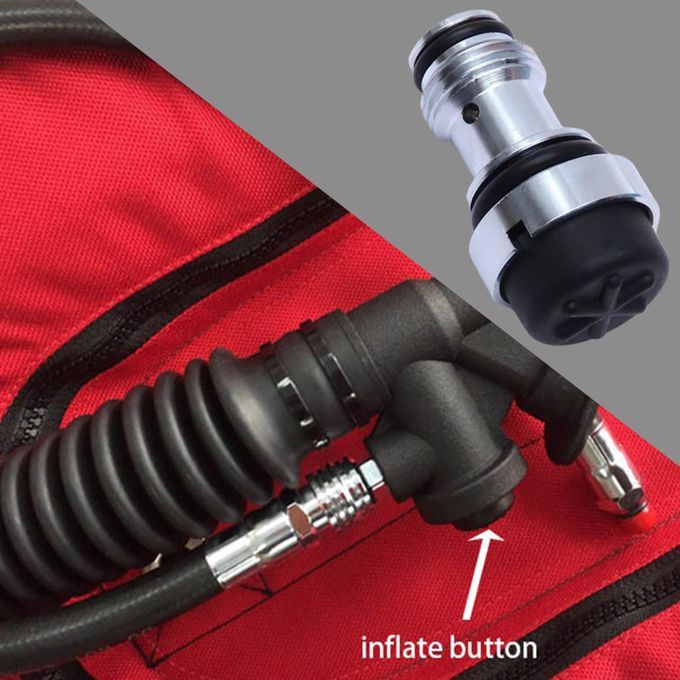 Scuba Diving BCD Inflator Valve Component Oral Power Inflator