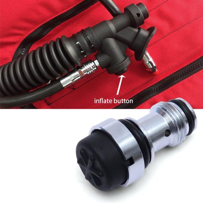 Scuba Diving BCD Inflator Valve Component Oral Power Inflator