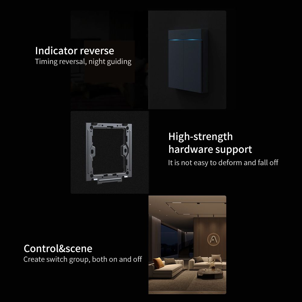 Smart Wall Switch H1M Neutral MARS-Tech Wireless Key