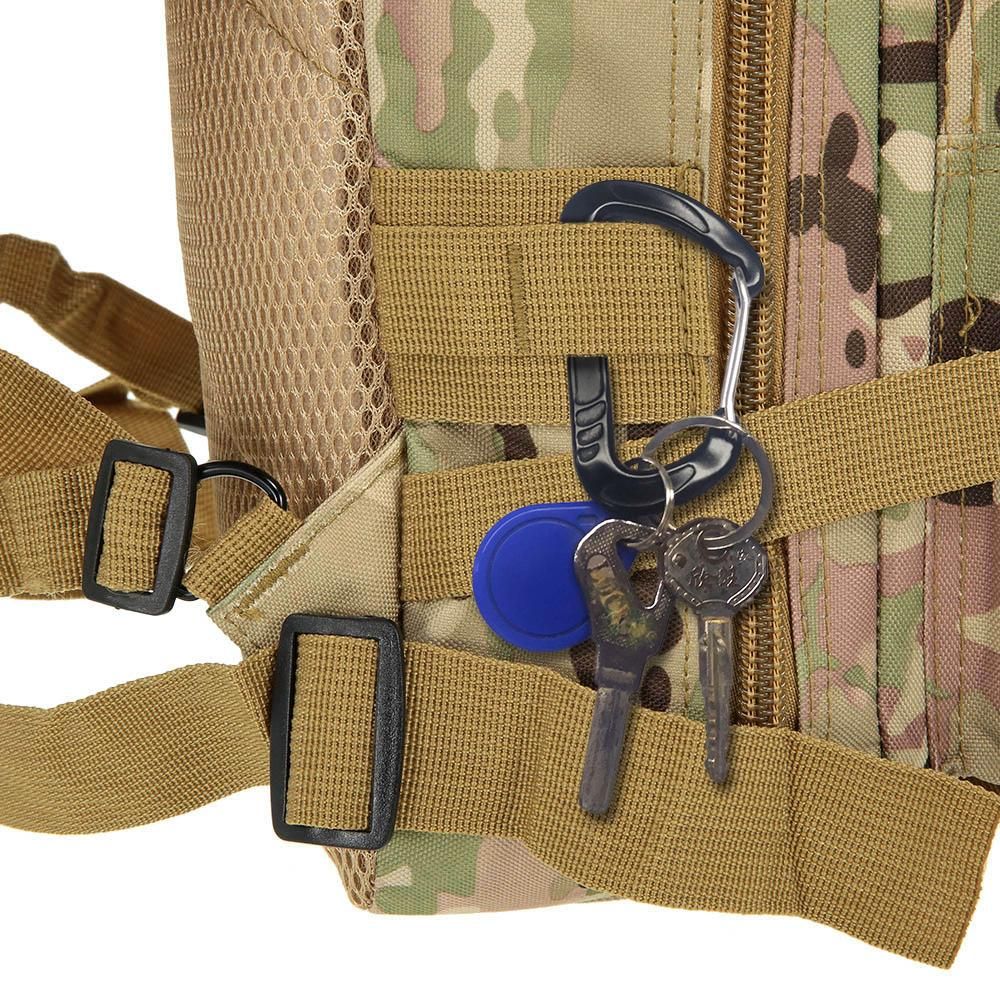 4pcs 12KN Wiregate Carabiner Snag Free Carabiner Steel Spring Clip Lightweight Hammock Swing Clip Equipment