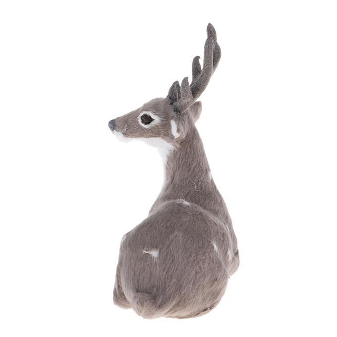 Merry Christmas Gifts / Decors Christmas Deer Grey Male Sitting