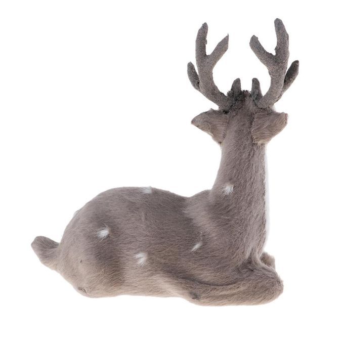 Merry Christmas Gifts / Decors Christmas Deer Grey Male Sitting