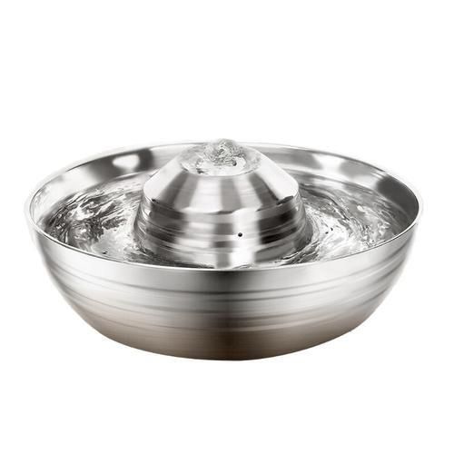 Stainless Steel Cat Water Fountain Intelligent Automatic Super Quiet Pet Water Fountain Dishwasher Safe Water Dispenser For
