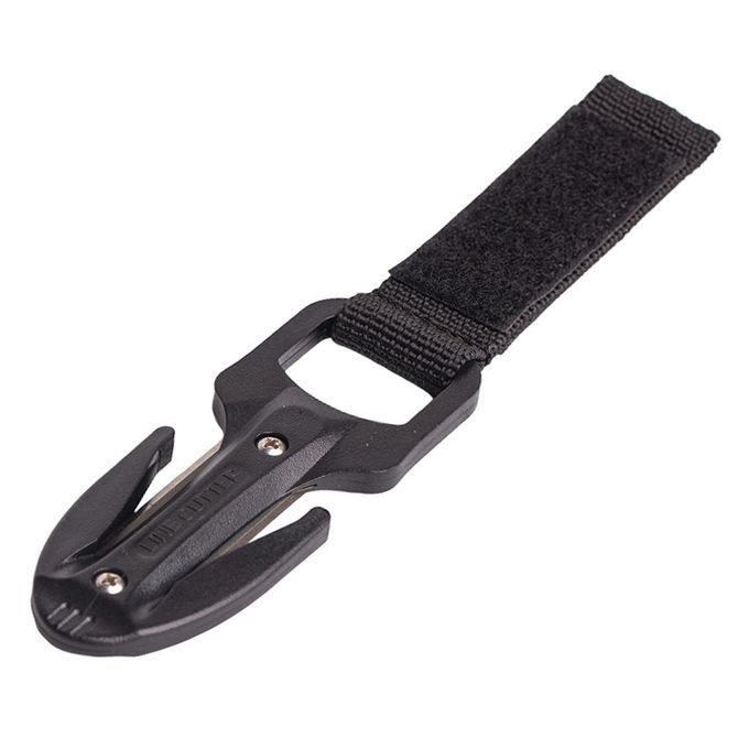 Anti-rust Diving Line  With Mount Strap Sheath Solid Two Black