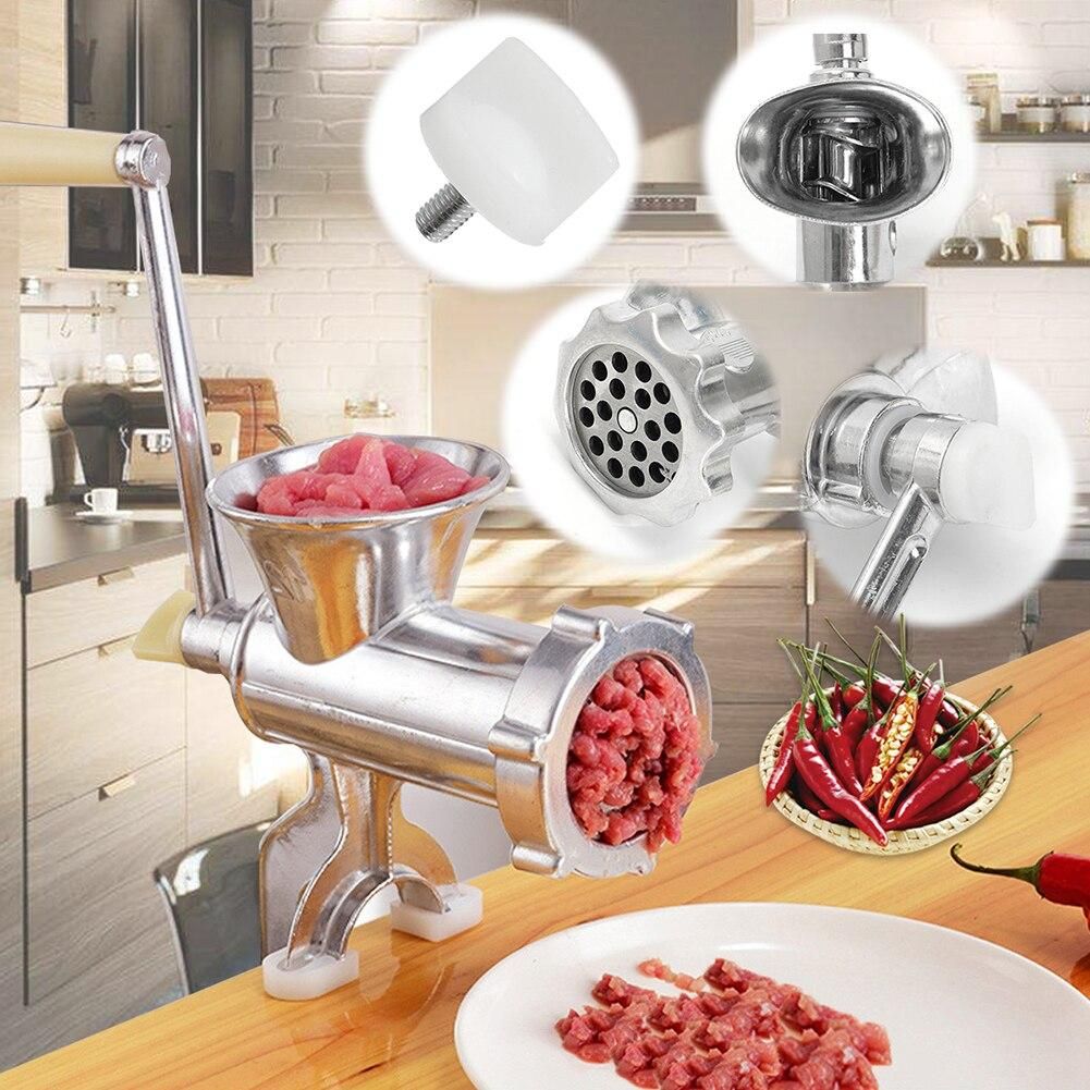 Kitchen Multifunction Handheld Hand Crank Meat Mincer Sausage Noodles Grinder meat grinder manual