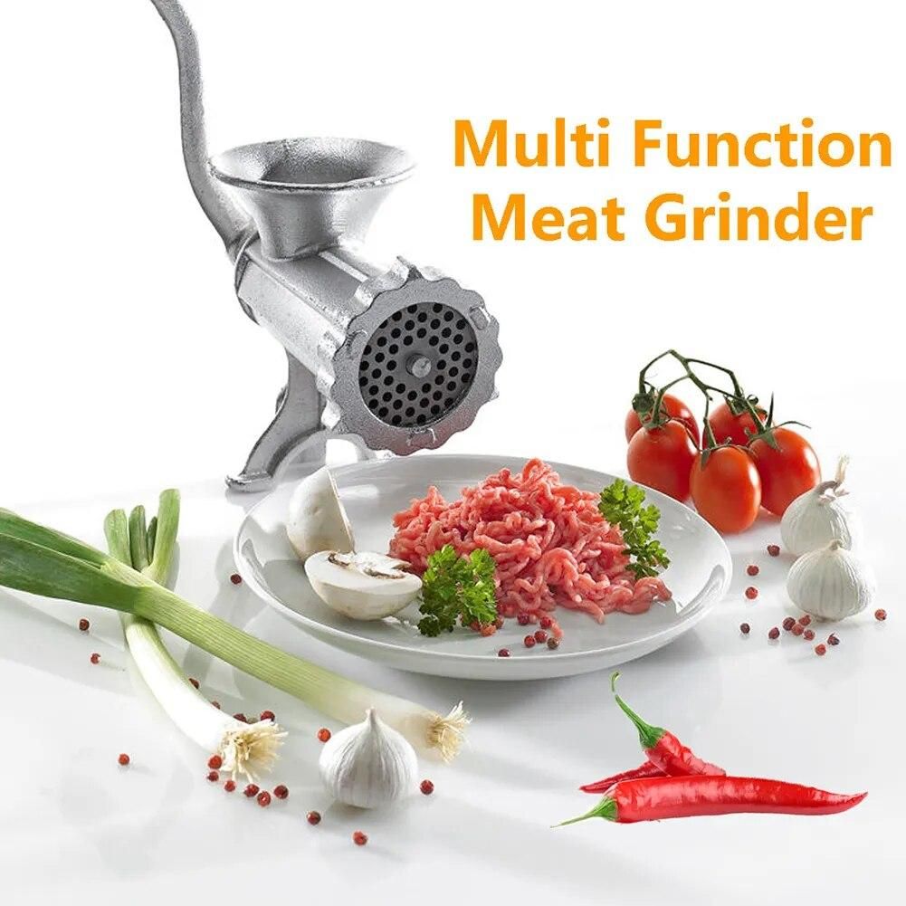 Kitchen Multifunction Handheld Hand Crank Meat Mincer Sausage Noodles Grinder meat grinder manual
