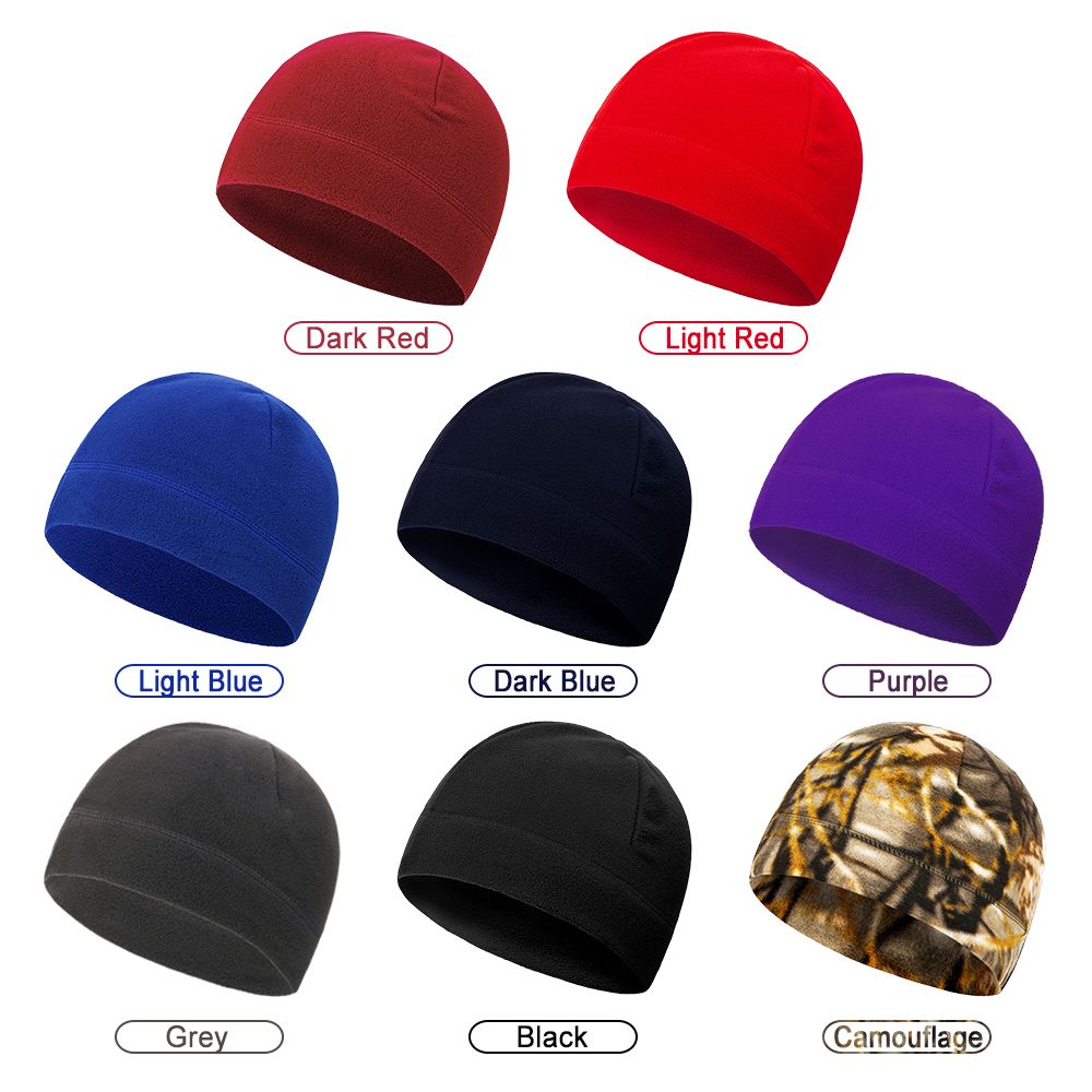 Windproof Fleece Cap Women Men Winter Hat For Skiing