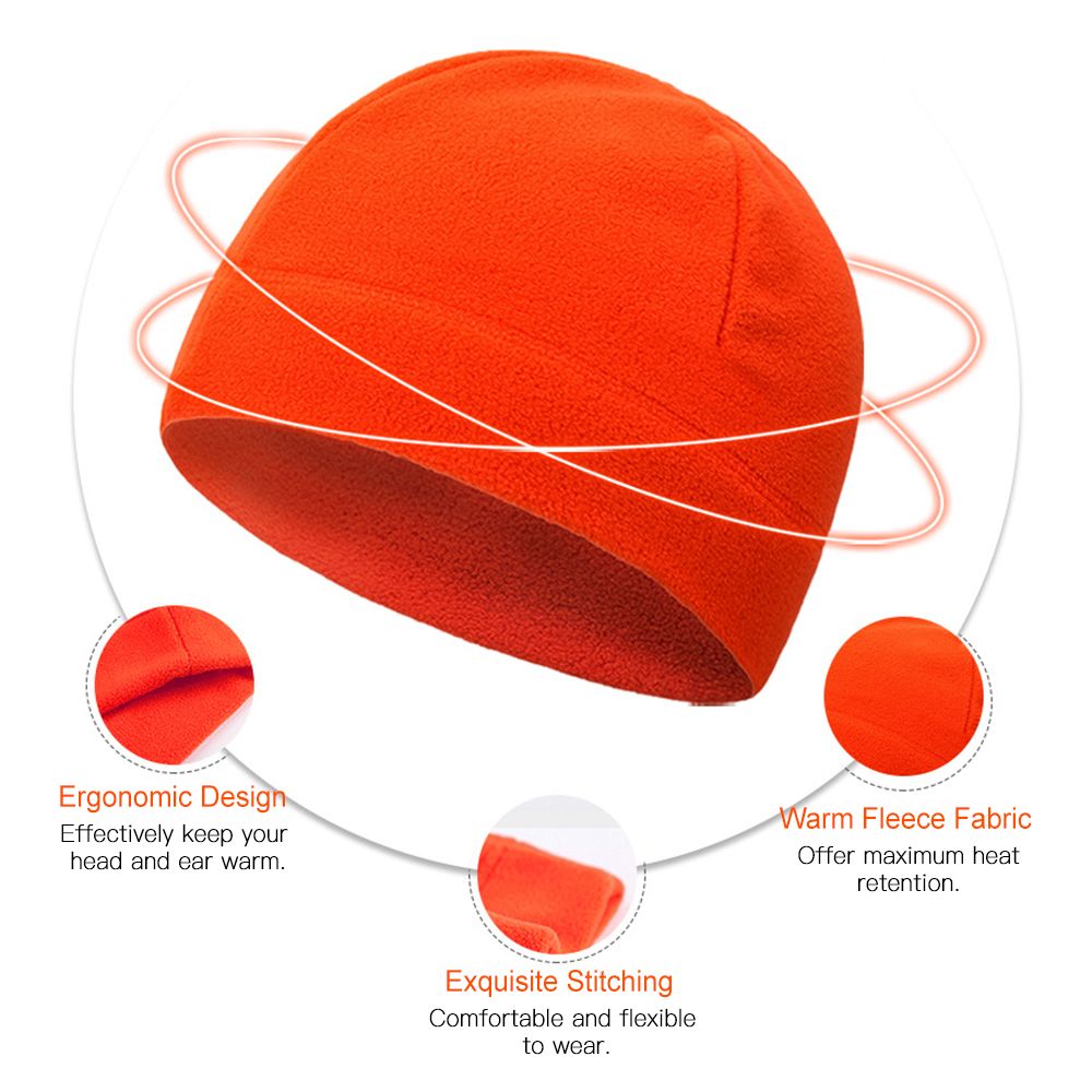 Windproof Fleece Cap Women Men Winter Hat For Skiing