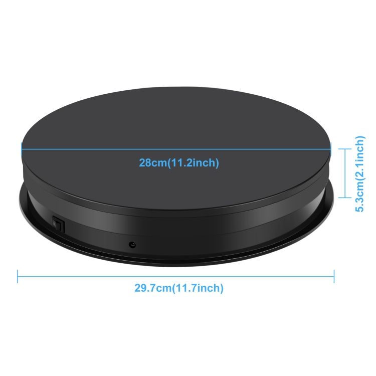 PULUZ 30cm Adjusting Speed Rotating Turntable Display Stand