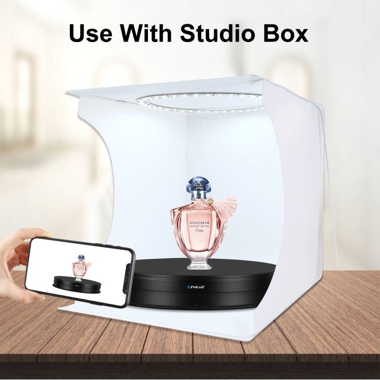 PULUZ 30cm Adjusting Speed Rotating Turntable Display Stand