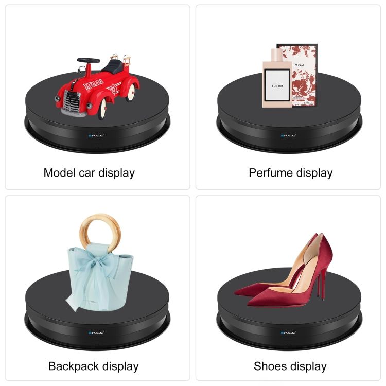 PULUZ 30cm Adjusting Speed Rotating Turntable Display Stand