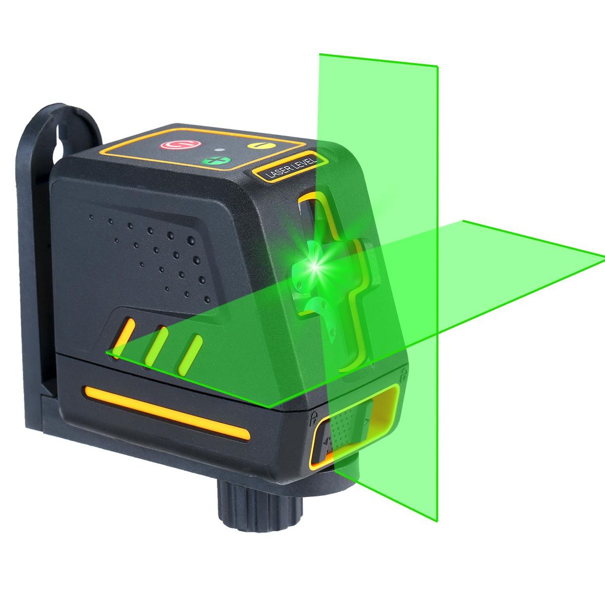 Laser Level Professional Horizontal and Vertical Cross Line Self Leveler Auto-Leveling Spirit Level Self-Leveling Selectable Laser Lines Adjustable Brightness Green Beam T08