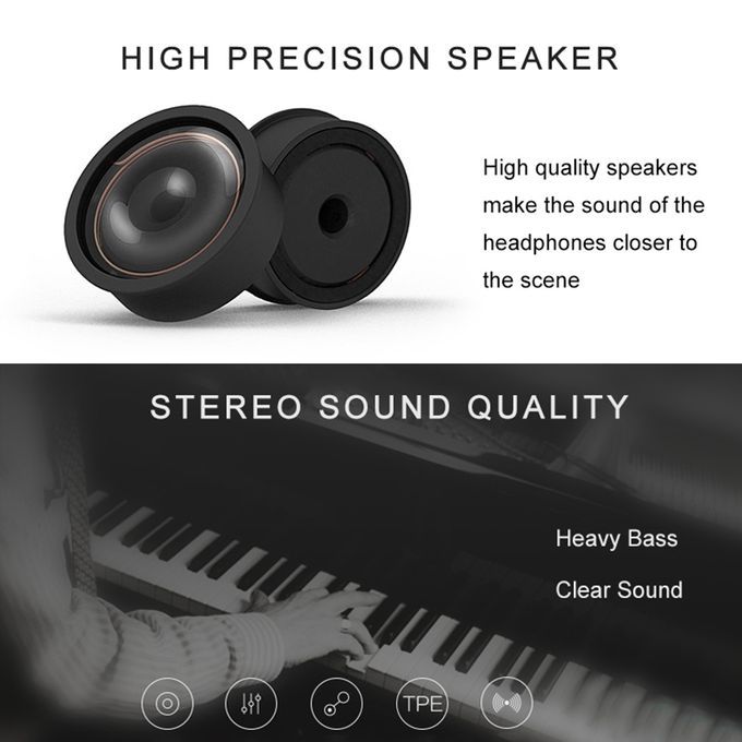 PTM Wired In-ear Earphones Stereo Gaming Headset Headphones