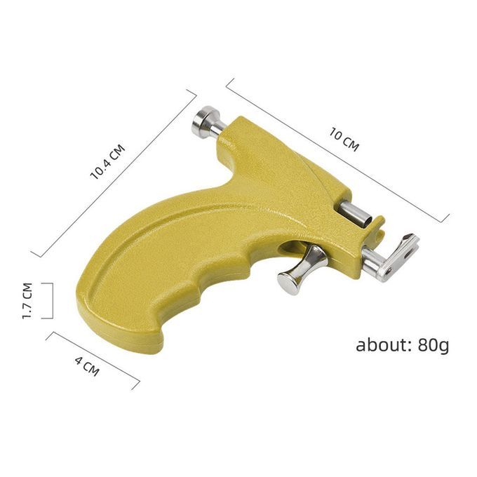 Ear  Tool Kit Stainless Steel Earring Pericings Gun Set Yellow