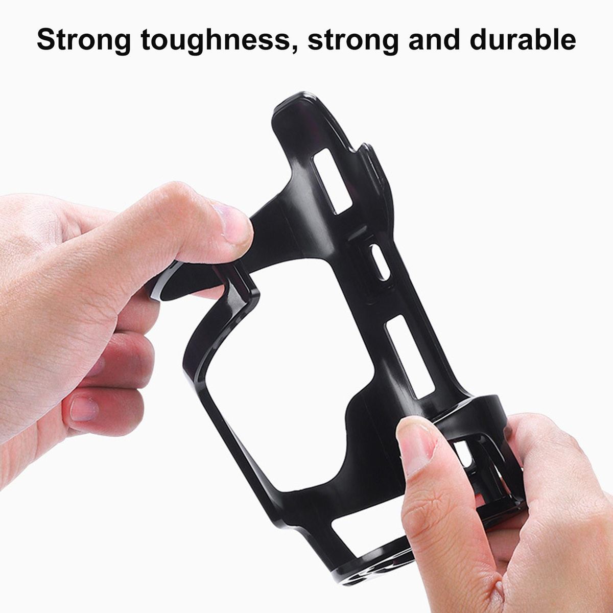 Bike Water Cup Holder Strong Bearing Bicycle Bottle Holder Black
