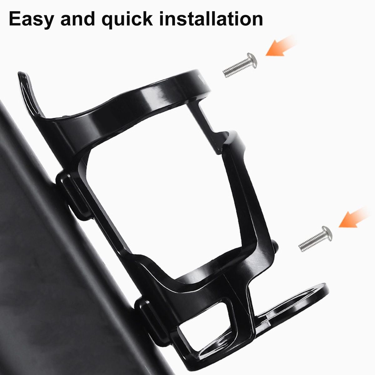 Bike Water Cup Holder Strong Bearing Bicycle Bottle Holder Black