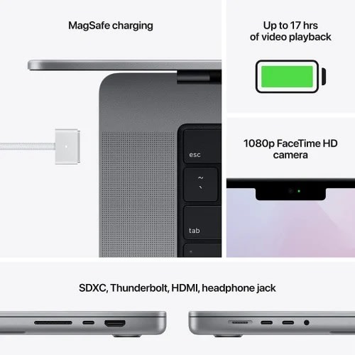 Macbook Pro - 16" M1 Pro Chip - SSD - 1TB - 16GB RAM - 2021 Model - Space Gray