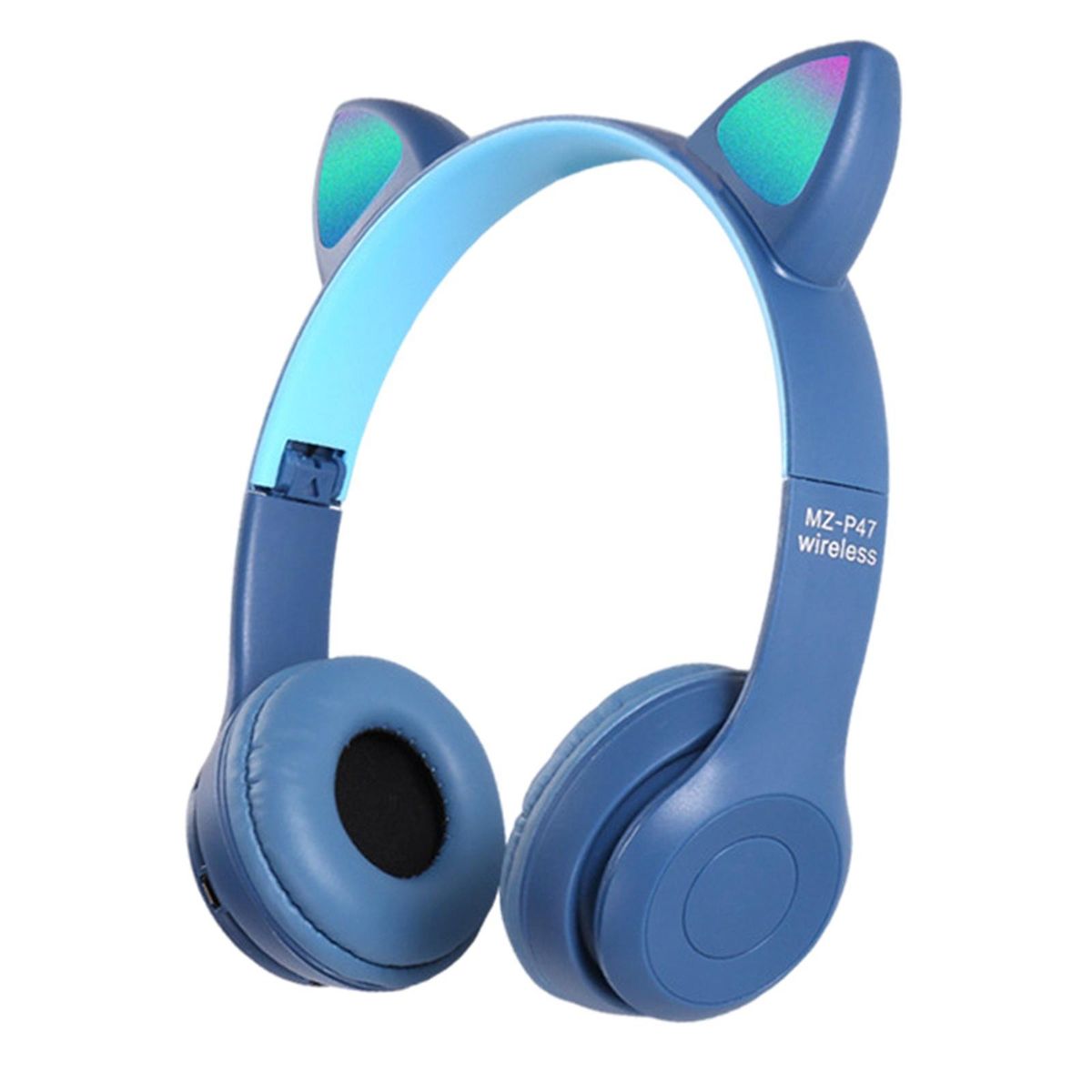 Wireless Headset Stereo Gamer Headset Dark Blue B