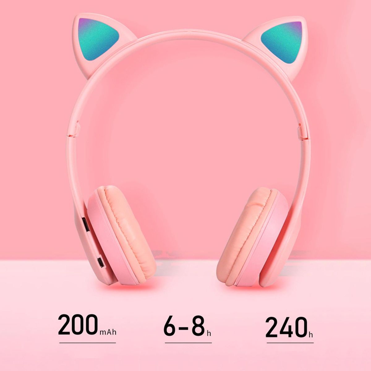 Wireless Headset Stereo Gamer Headset Dark Blue B