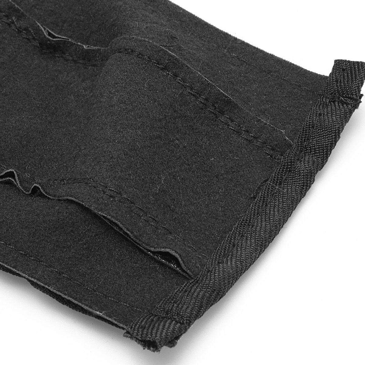 Grip Handle Leather Sleeve Cover For Babyzen YOYO Stroller Handle Zipper Leather Case Black