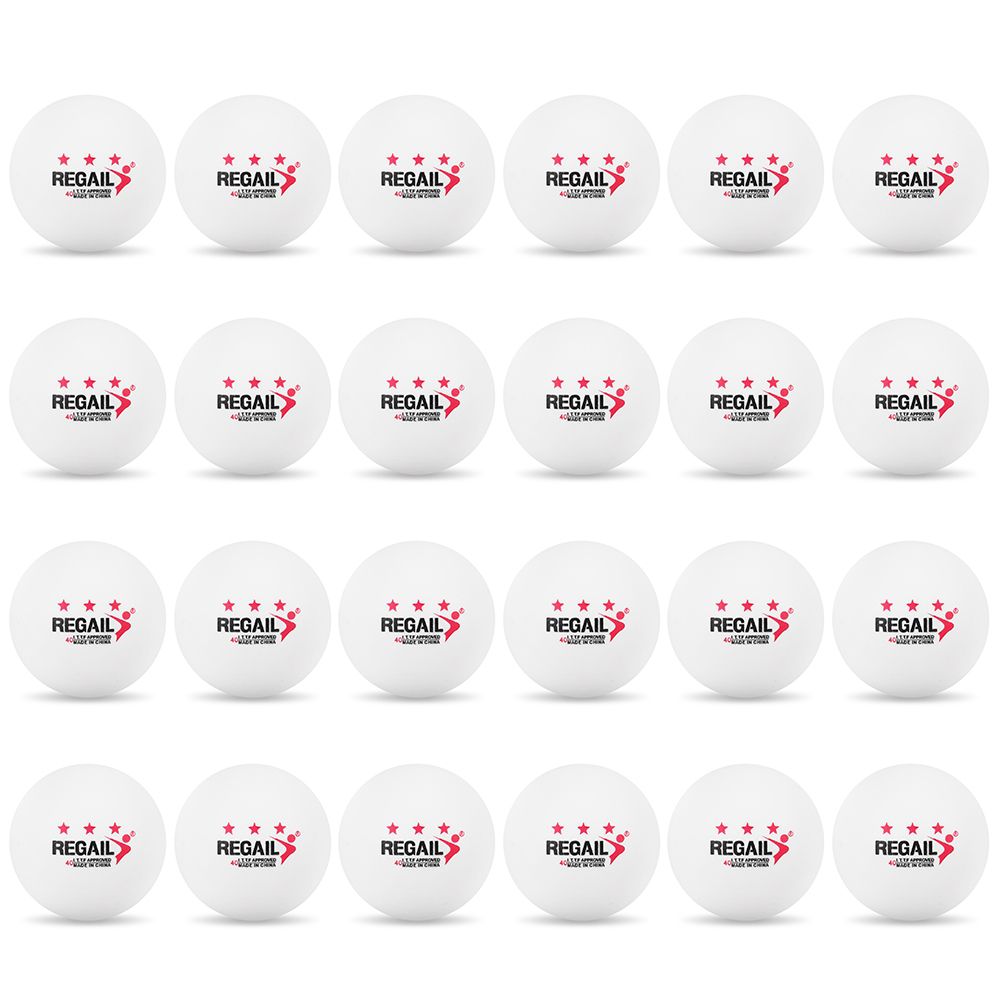 24Pcs 3-Star 40mm Table Tennis Balls Ping Pong Balls