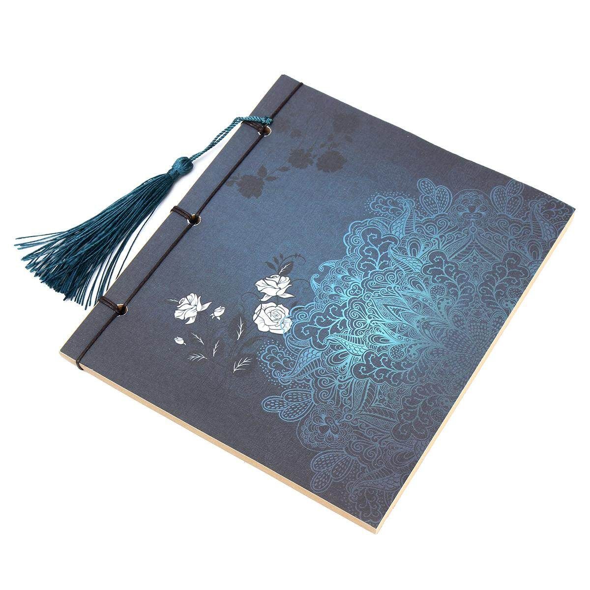 Retro Chinese Notebook Stationery Thread-bound Diary Journal Book Sketch Blank