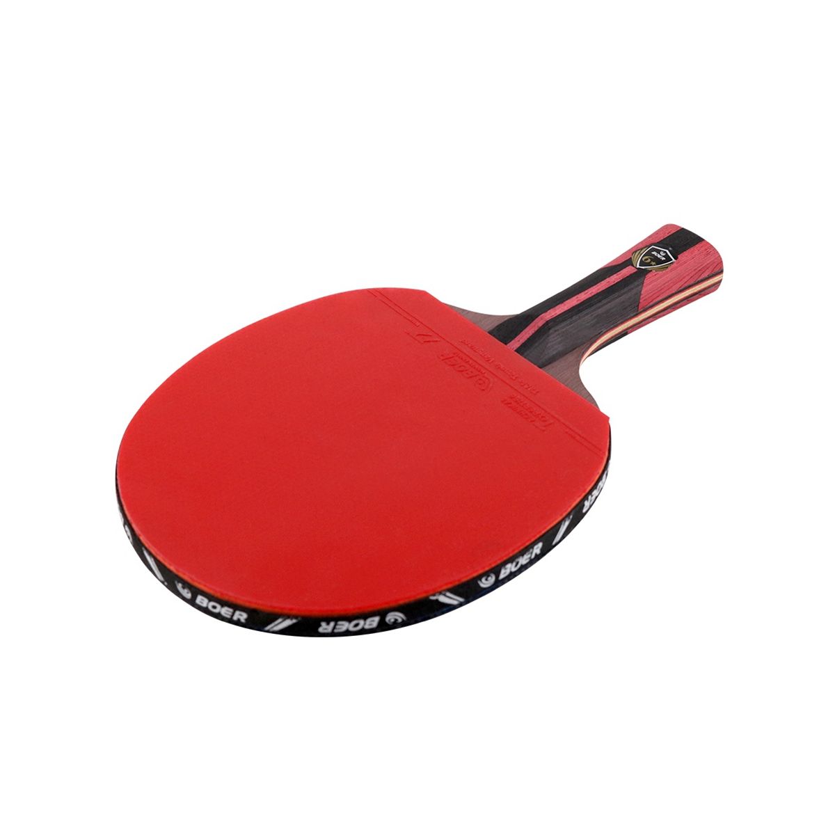 Carbon Black Blade Table Tennis Racket with Rubber Table
