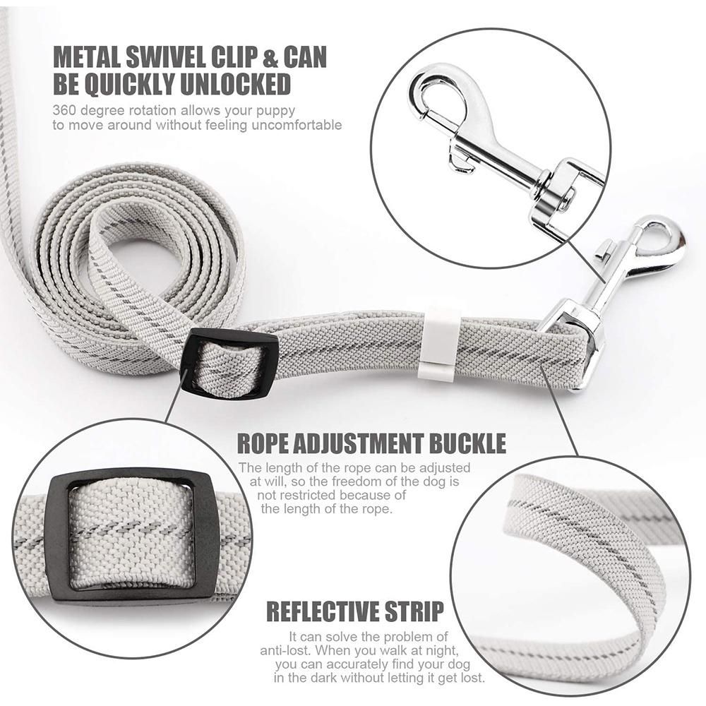 Dog Leash, Elastic Dog Leash, Small and Medium-Sized Dog Lea