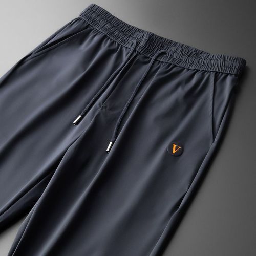 2021 Spring And Summer New Thin Simple Quick-drying Outfits Men's Business Polo Shirt Summer Elastic Loose Pants